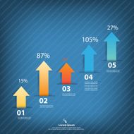 Colorful vector design for workflow layout N42