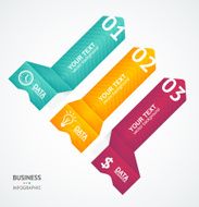 Vector infographics options banner 1 2 3 N6