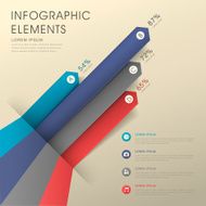 abstract bar chart infographics N24