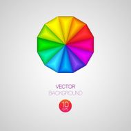 3d triangular background Vector illustration N9