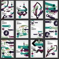 Set of Flyers Brochure Design Templates N12