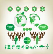 environment elements infographics