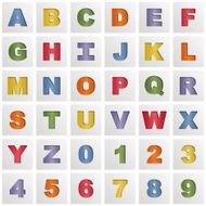 square alphabet icons N3