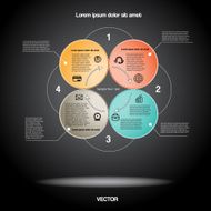 Diagram infographic for business project workflow N48