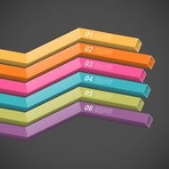 Colorful 3d lines with options