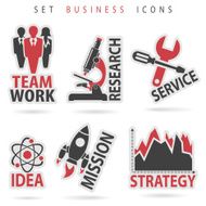 set business icons N7