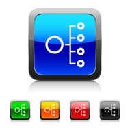 Organization Chart icon on color buttons N5