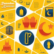 flat infographic Ramadan Kareem N97