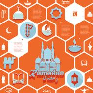 flat infographic Ramadan Kareem N99