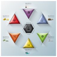 Modern Fusion Triangle And Hexagon Business Infographic N2