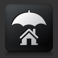 Black Square Button with Home Insurance N3