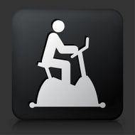 Black Square Button with Cycle Workout