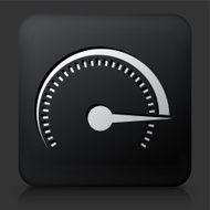 Black Square Button withTop Speed Icon