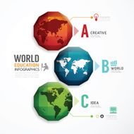 World Geometric colorful Modern Design