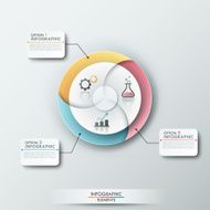 Modern infographics options banner N742