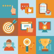 Vector flat customer service concepts N2