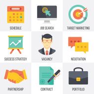 Vector business icons set Set 1 N2