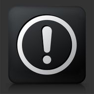 Black Square Button with Exclamation Sign