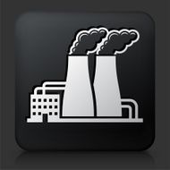 Black Square Button with Factory Icon N12