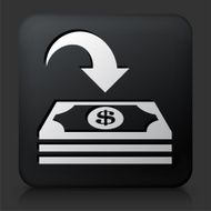 Black Square Button with Money Deposit N2