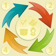 Infographics design template N72