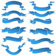 Vector Set of Ribbons for Your Text N12