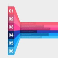 Infographic Design number banners template graphic or website layout N62