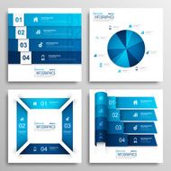 Set of Modern Infographics Elements N32