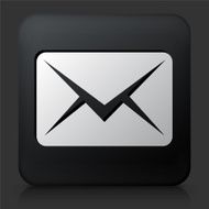 Black Square Button with Mail N2