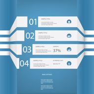 Infographics menu vector design with four options N7