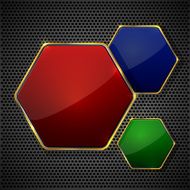 Abstract glowing background N9