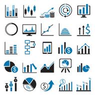 Business Graph icon set N5