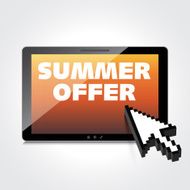 Summer offer words Markdown discount on High-quality screen N2