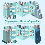 Skyscraper Offices Infographics