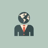 Global Business Flat Icon N2