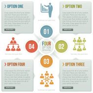 Vector Infographic With Four Stages