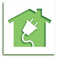 Cut Out Plug House icon