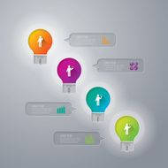 Infographics vector design template N386