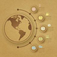Infographics vector design template N387