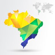Infographic Brazil map N2