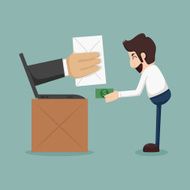 Businessman online shopping e-commerce concept N2