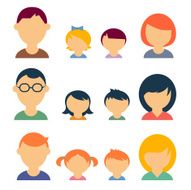 family vector icons N2