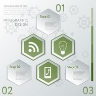 Design number banners template graphic or website layout N38