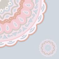 Abstract background of circular elements N7