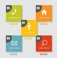 Infographic Templates for Business Vector Illustration N1824