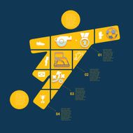football soccer infographic N451
