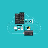 Cloud computing hosting for business development