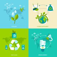 Ecology and recycling set