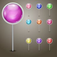 Set of markers