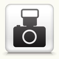 Square Button with Camera and Flash